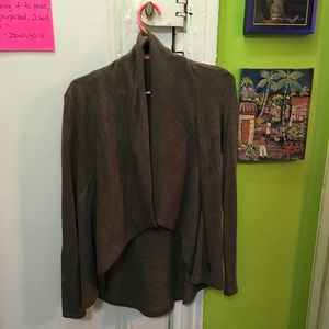 Lightweight woollane zipper cardigan